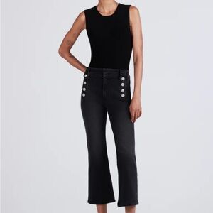 10 Crosby Derek Lam Black Cropped Robertson Jeans 26